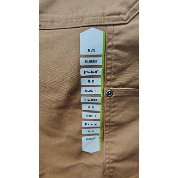 NWT Duluth Men's Flex Fire Hose Relaxed Fit Carpenter Pants 42x30 - Picture 10 of 10